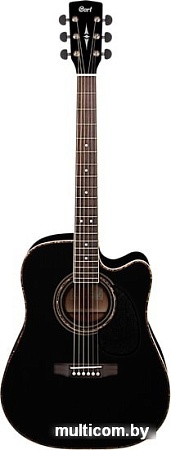 Электроакустическая гитара Cort AD880CE BK