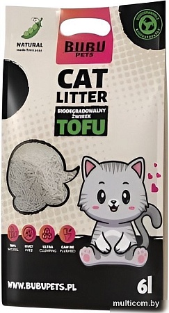 Bubu Pets Tofu Original (2.5 кг/6 л)