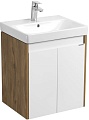 Акватон Тумба с умывальником Сканди Doors 55 1A2788K0SDZ90 (белый/дуб рустикальный)