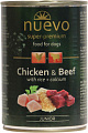 Корм для собак Nuevo Junior Chicken & Beef with rice + calcium 0.4 кг