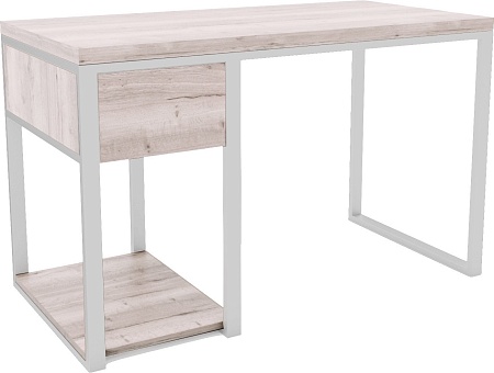 Стол Hype Mebel Дэск 110x50 (белый/древесина белая)