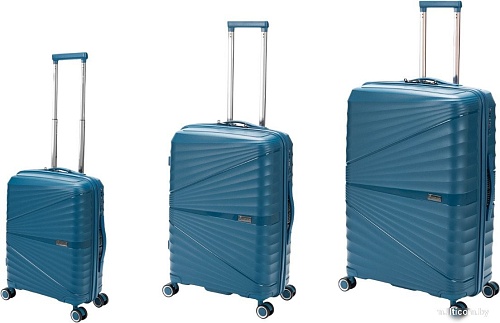 Комплект чемоданов Torber Nevo T2207 (синий)