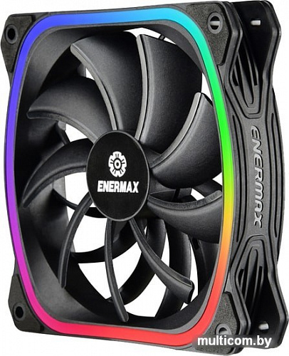 Вентилятор для корпуса Enermax SquA RGB (черный) UCSQARGB12P-BP3