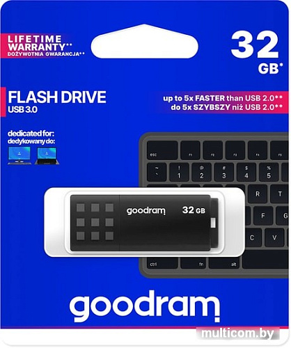 USB Flash GOODRAM UME3 32GB (черный)