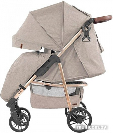 Коляска прогулочная «книга» Baby Tilly Eco T-166 (camel beige)