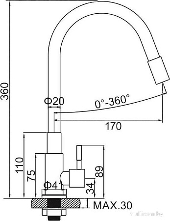 Смеситель Ledeme L74195-2