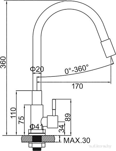 Смеситель Ledeme L74195-2