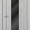 Межкомнатная дверь MDF-Techno Dominika Loft 402 70x200 (бетон белый/лакобель черный)