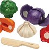 Набор игрушечных продуктов Plan Toys Нарежь овощи 3431