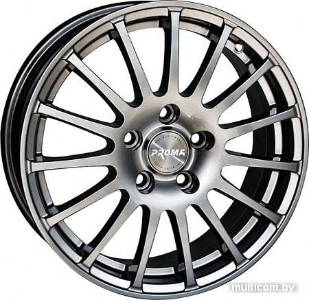 Литые диски Proma RSs 16x6.5" 5x100мм DIA 57.1мм ET 38мм Неро