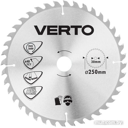 Пильный диск Verto 61H134