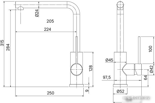 Смеситель IDDIS Rule RULSTL0i05