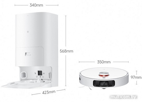 Робот-пылесос Xiaomi Mijia Omni Robot Vacuum-Mop B101CN (китайская версия, белый)