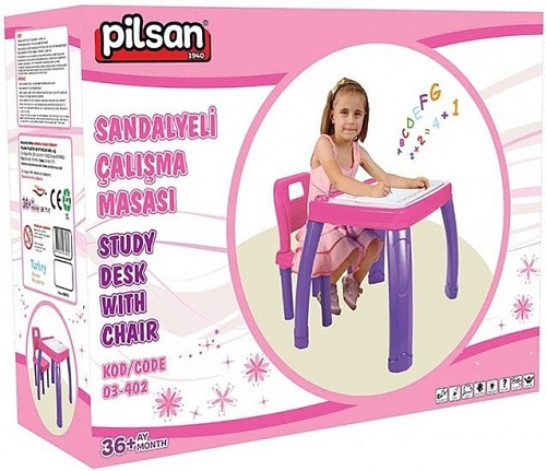 Детский стол Pilsan 03-402-T (фиолетовый/малиновый)