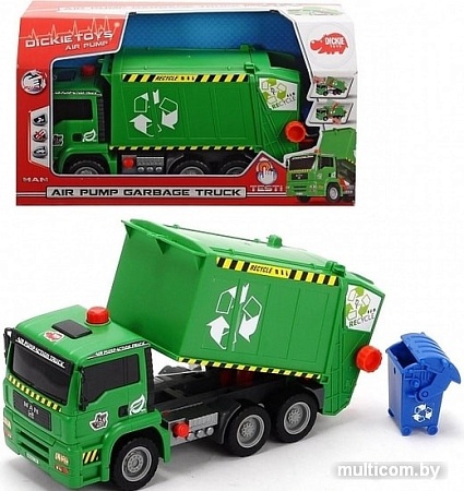 DICKIE Мусоровоз с контейнером AirPump 20 380 5000