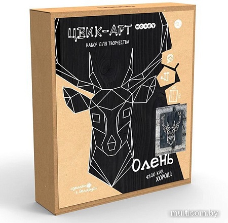 Набор для создания поделок/игрушек Woody Цвик-арт. Олень 02383