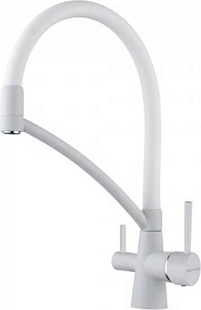 Смеситель Paulmark Siegen Si213111-431TW (белый матовый)