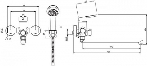Смеситель Esko London LD 31