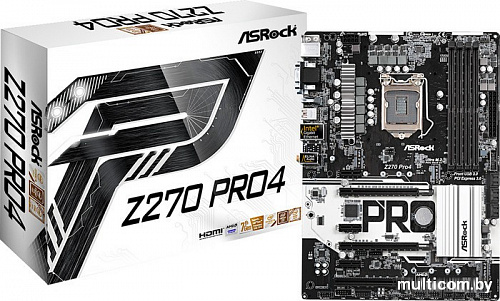 Материнская плата ASRock Z270 Pro4