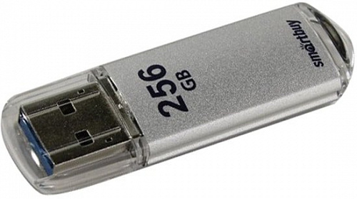 USB Flash Smart Buy V-Cut 256GB (серебристый)