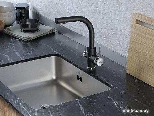 Смеситель Paulmark Essen Es213011-418 (черный металлик)