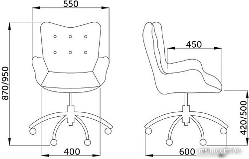 Кресло AksHome Белла (темно-зеленый велюр)
