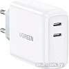 Сетевое зарядное Ugreen CD199 70264 (белый)