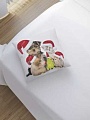 Чехол на подушку JoyArty Новогодние питомцы sl_20310