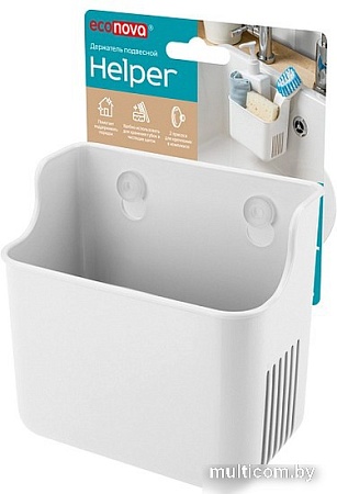 Органайзер для раковины Econova Helper на присосках 433227016 (белый)