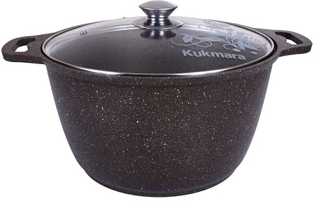 Кастрюля Kukmara кмк62а (кофейный мрамор)