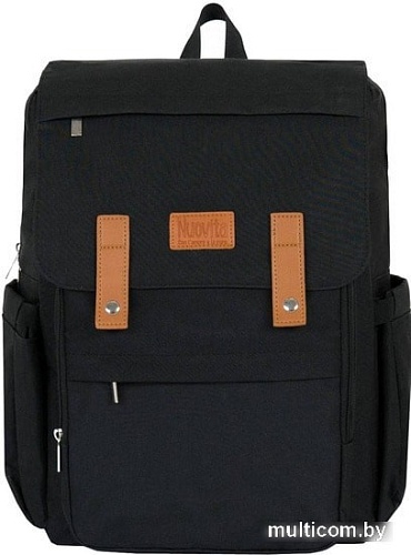 Рюкзак для мамы Nuovita CapCap Hipster (черный)
