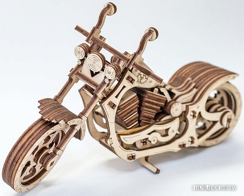 Сборная модель Eco-Wood-Art Круизер с резиномотором
