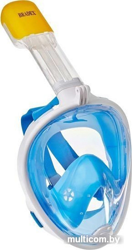 Маска для плавания Bradex SF 0370 (L, голубой)