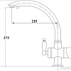 Смеситель ZorG ZR 327 YF Bronze Quartz
