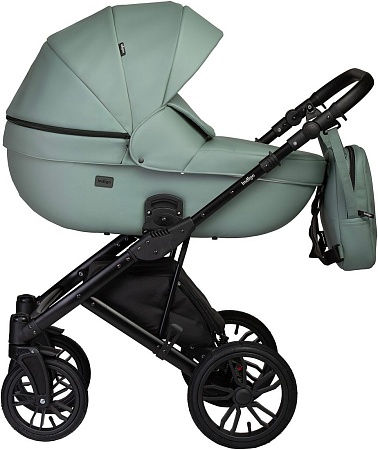 Универсальная коляска Indigo Mio ECO (2 в 1, 03/шалфей кожа)