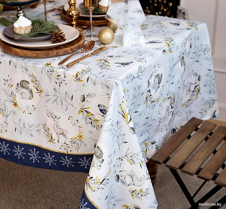 Скатерть Этель Snow animals 149x180 5035909