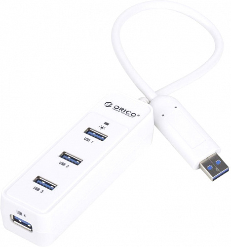 USB-хаб Orico W5PH4-U3-WH [OR0109]