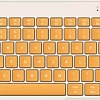 Клавиатура Xiaomi Dual Mode Wireless Keyboard XMBXJP01YM (бежевый/желтый)
