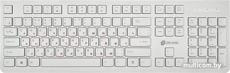 Клавиатура Oklick 505M (белый)