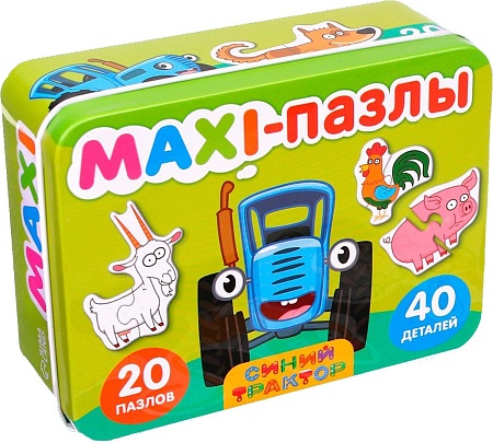Развивающая игра Синий трактор Макси. На ферме 9454939 (40 эл)