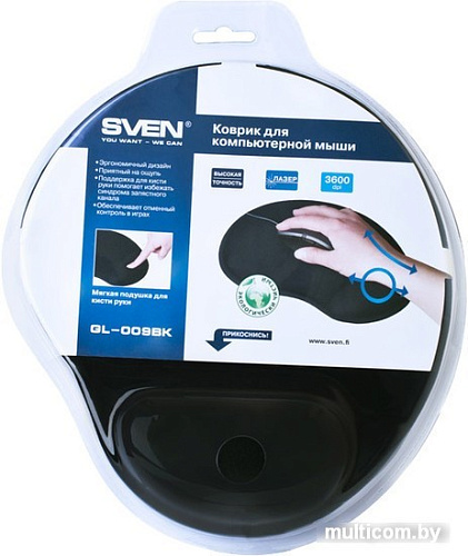 Коврик для мыши SVEN GL-009BK