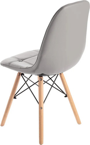 Стул Mio Tesoro Элма-1 (серый/дерево)