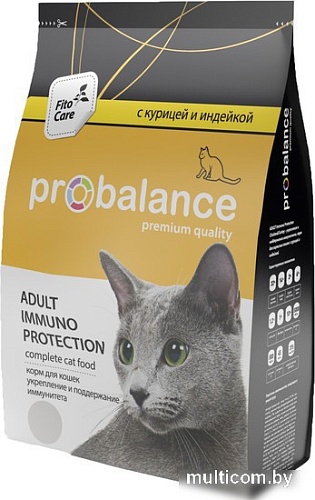 Корм для кошек Probalance Immuno Chicken & Turkey 0.4 кг