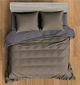 Постельное белье Amore Mio Мако-сатин Shine Crown GY Микрофибра 2сп 34026 (серый)
