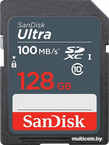 Карта памяти SanDisk Ultra SDXC SDSDUNR-128G-GN3IN 128GB