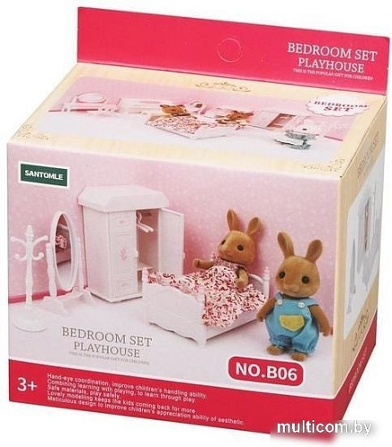 Аксессуары для кукольного домика Наша Игрушка Спальня B06