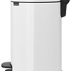 Brabantia Pedal Bin NewIcon с корзиной 12 л (белый)