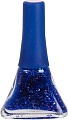 Лак для ногтей детский Lukky 13К синий с блестками