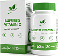 Витамины, минералы NaturalSupp Буферизированный Витамин С (Buffered Vitamin С), 60 капсул