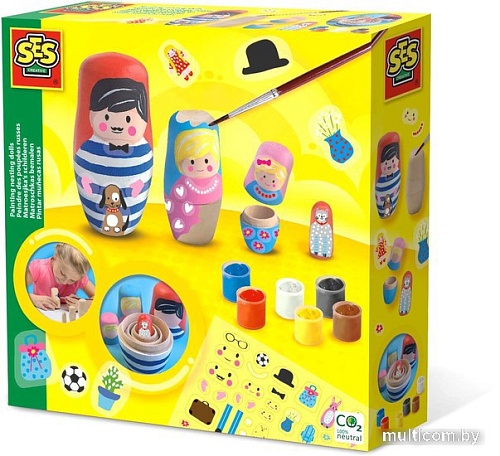 Набор для рисования SES Creative Матрешки 14002